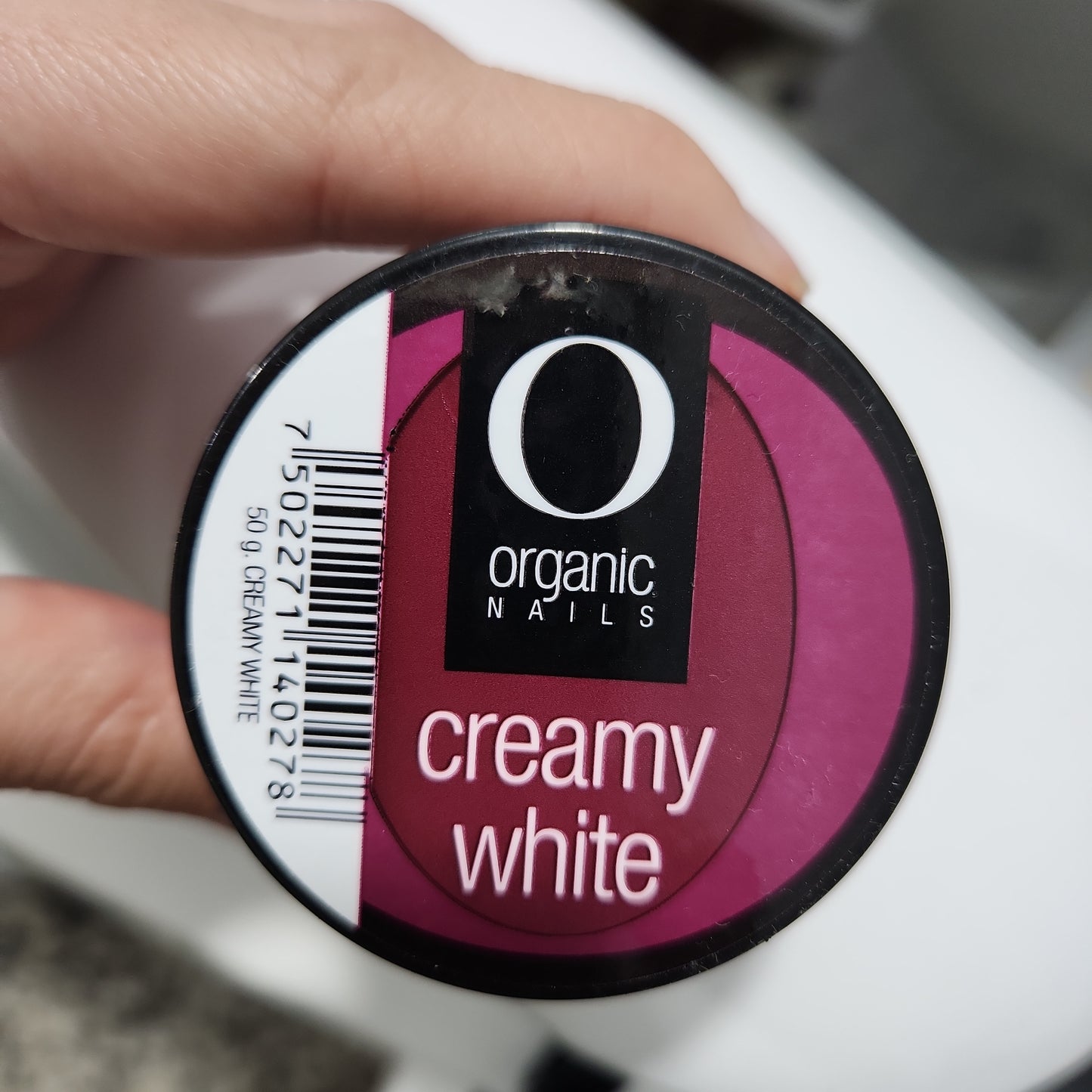 Acrílico cramy white organic 50grs