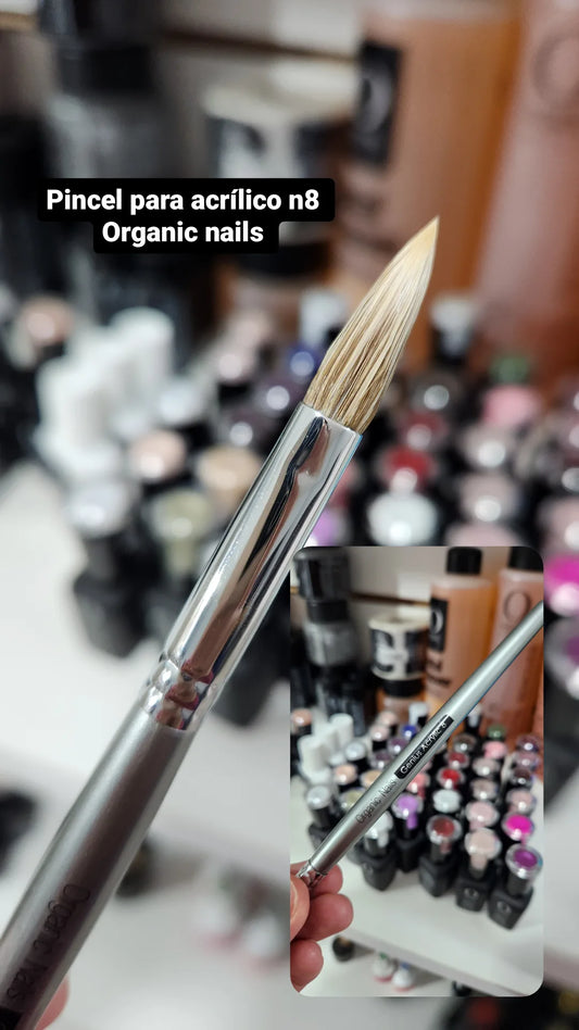 Pincel genius acrílico n8 Organic nails